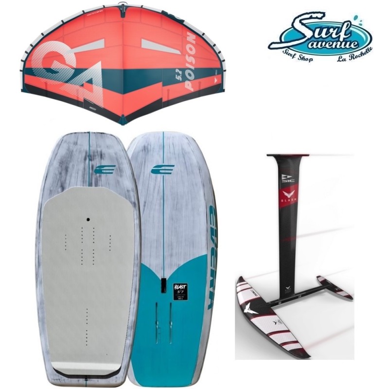 PACK WING GAASTRA POISON 2025 + FOIL SIC SLASH CARBON 1700 + EVERA BLAST CARBON
